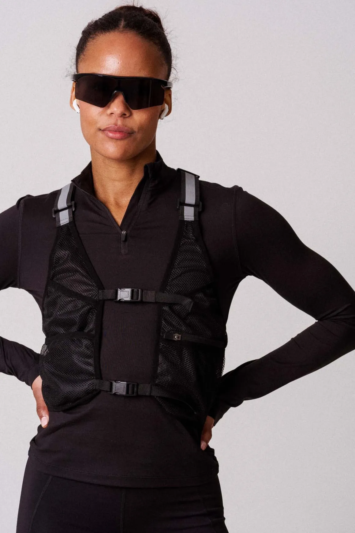 Conquer Running Vest 2.0 Black – One Size