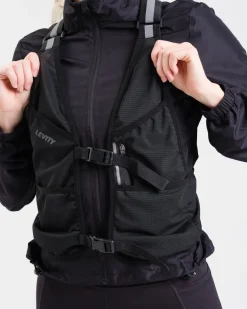 Conquer Running Vest Black/Reflective One Size