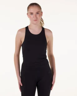 Contour Sculpting Crop Tank Black