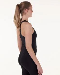 Contour Sculpting Crop Tank Black