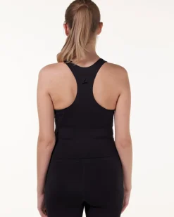 Contour Sculpting Crop Tank Black
