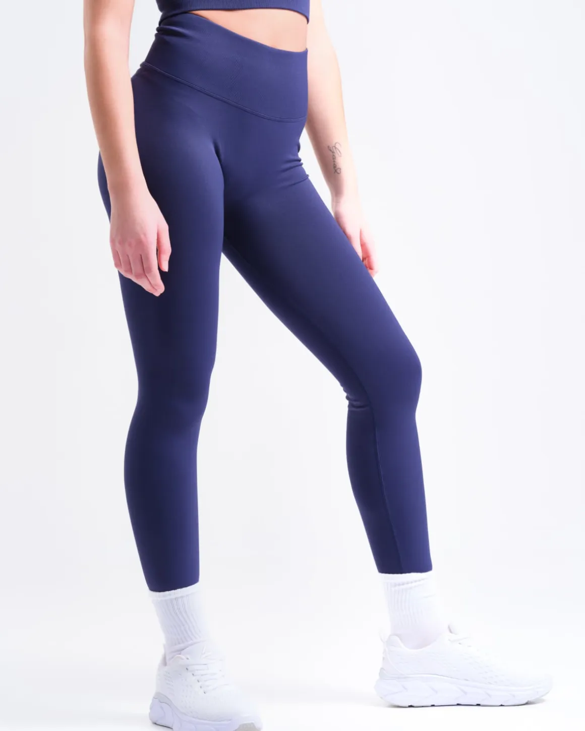 Contour Seamless Tights Blue Navy