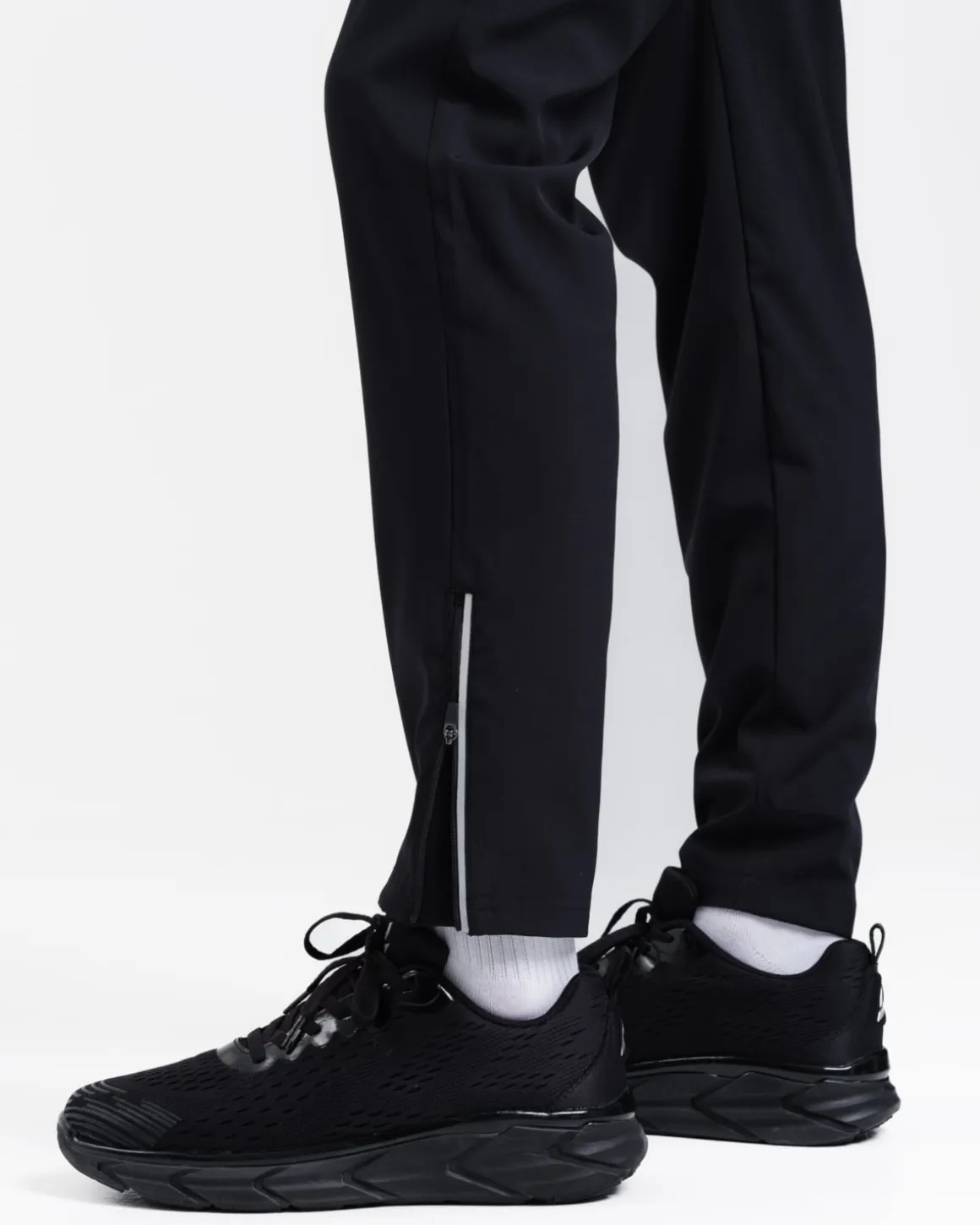 Core Basic LS M Blue + Clarity Warm Up Pants M Black SET