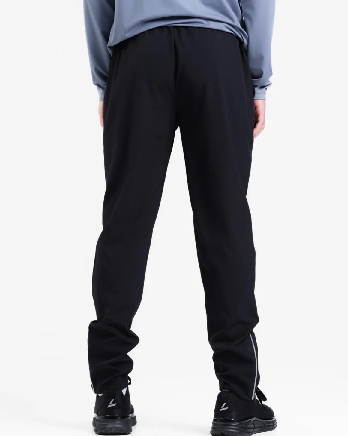 Core Basic LS M Blue + Clarity Warm Up Pants M Black SET