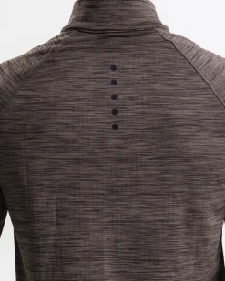 Core Run Half Zip M Green Forest Marl