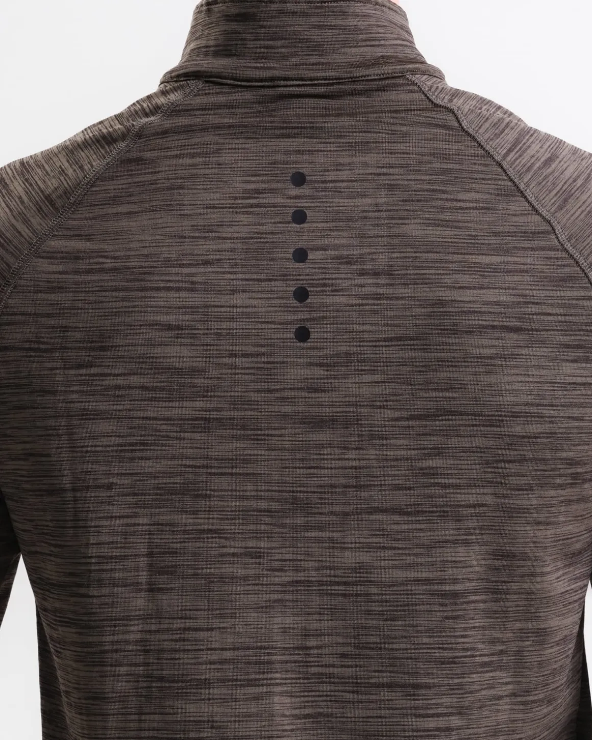 Core Run Half Zip M Green Forest Marl