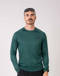 Core Run LS M Green Rain