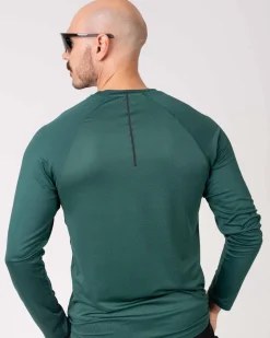 Core Run LS M Green Rain