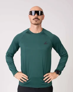 Core Run LS M Green Rain