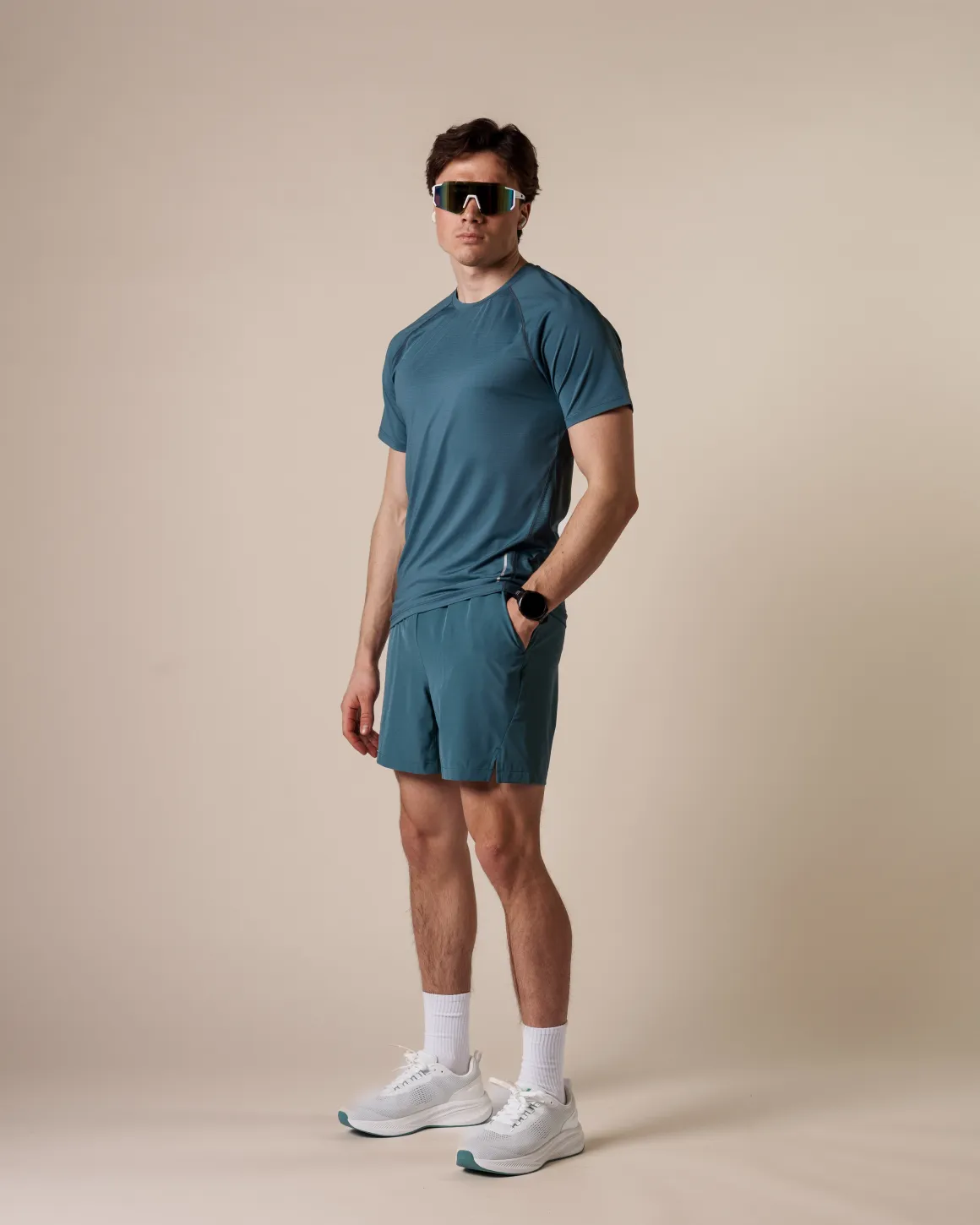 Core Run Tee M Green Hydro