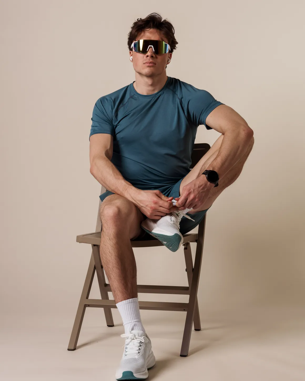 Core Run Tee M Green Hydro