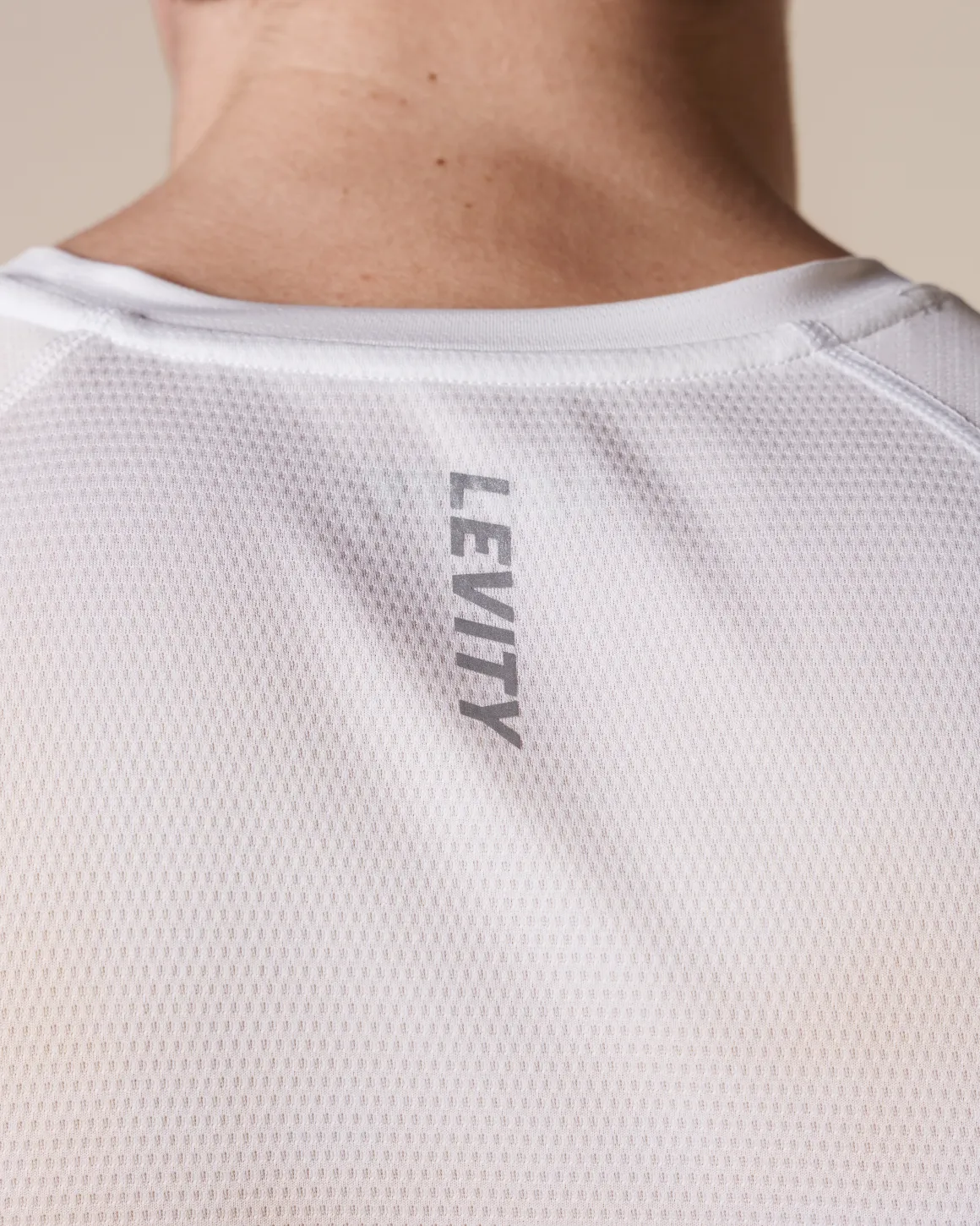 Core Run Tee M White Lucent