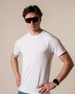 Core Run Tee M White Lucent