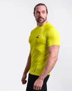 Core Run Tee M Yellow Primerose