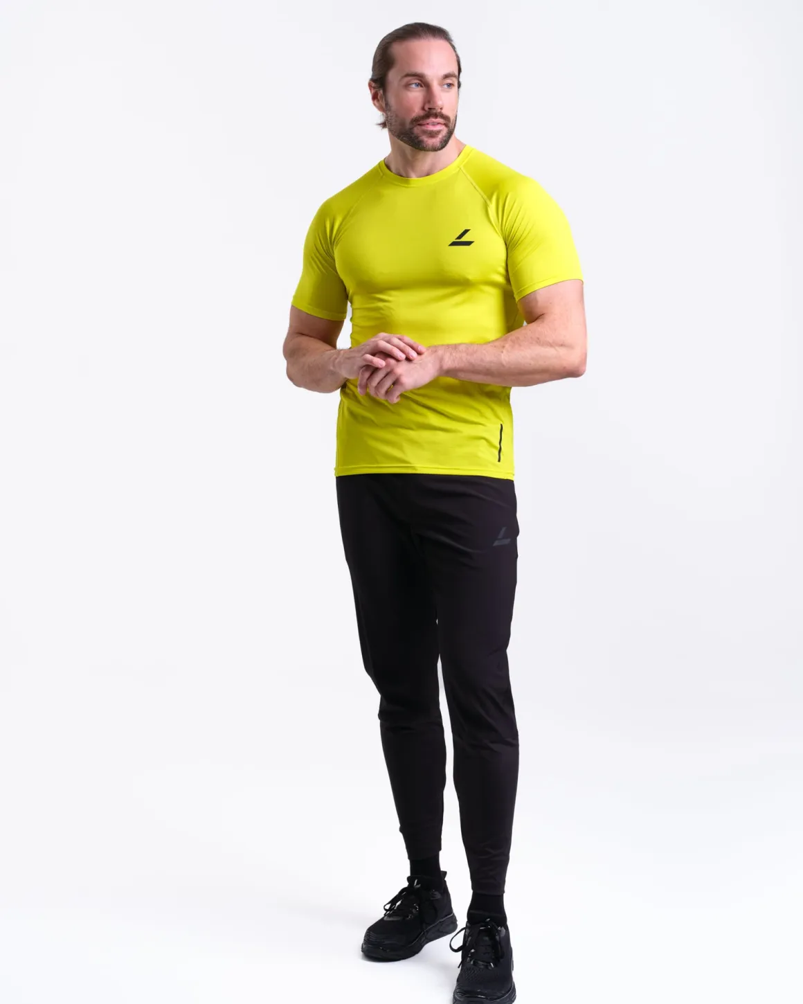 Core Run Tee M Yellow Primerose