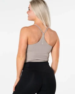 Core Singlet Top Beige