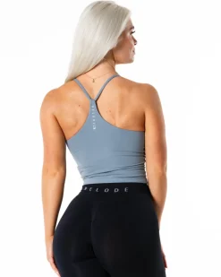 Core Singlet Top Morandi Blue