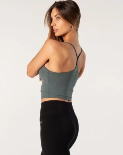 Core Singlet Top Teal Green