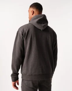 Core Sweat Hoodie Dark Grey Melange