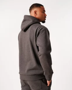 Core Sweat Hoodie Dark Grey Melange