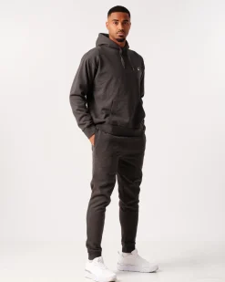 Core Sweat Hoodie Dark Grey Melange