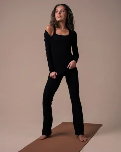 CottonLuxe Seamless LS Black