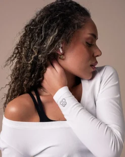 CottonLuxe Seamless LS White