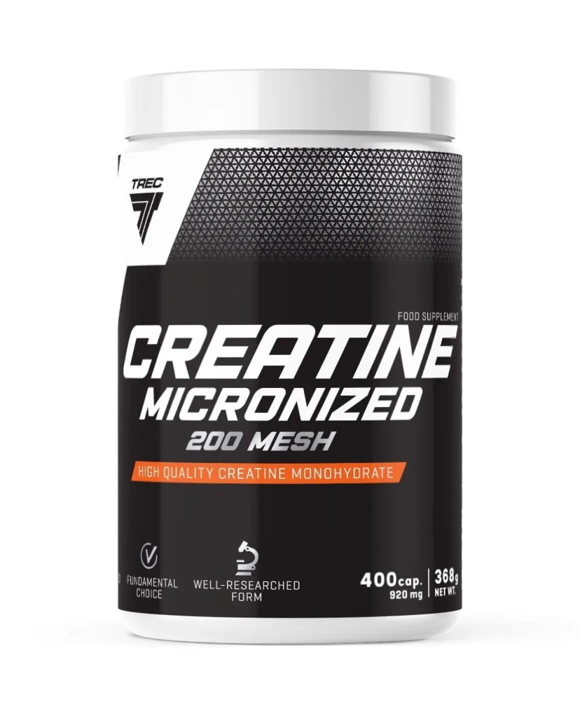 Creatine Micronized 200mesh – 400 kapsler