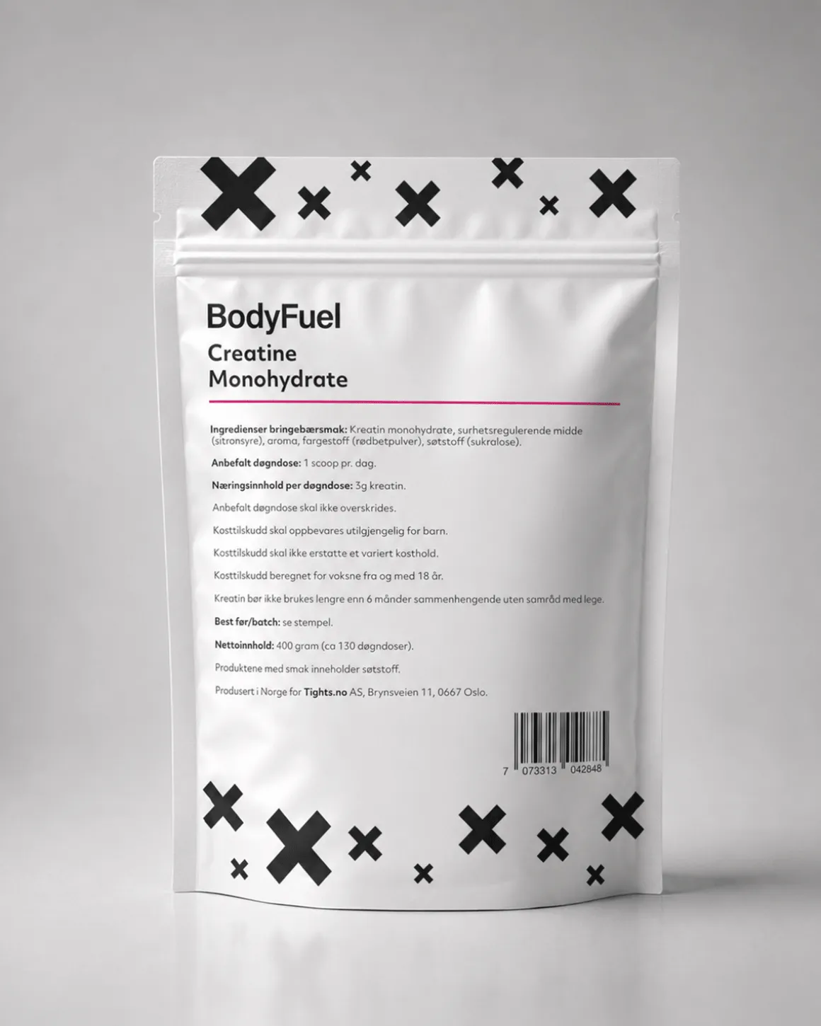 Creatine Monohydrate Raspberry 3x400g