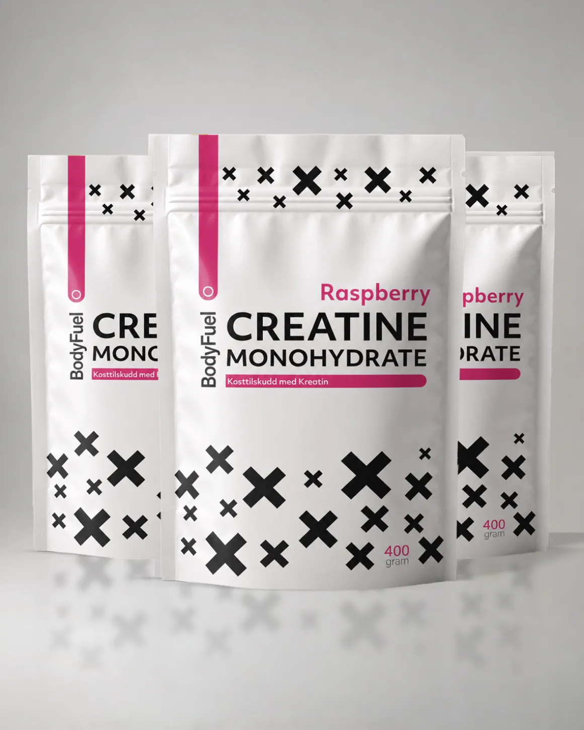 Creatine Monohydrate Raspberry 3x400g
