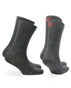 Crew Merino Wool Walking Socks Grey