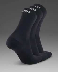 Crew Socks 3-Pack Black/White