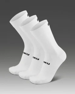 Crew Socks 3-Pack White/Black