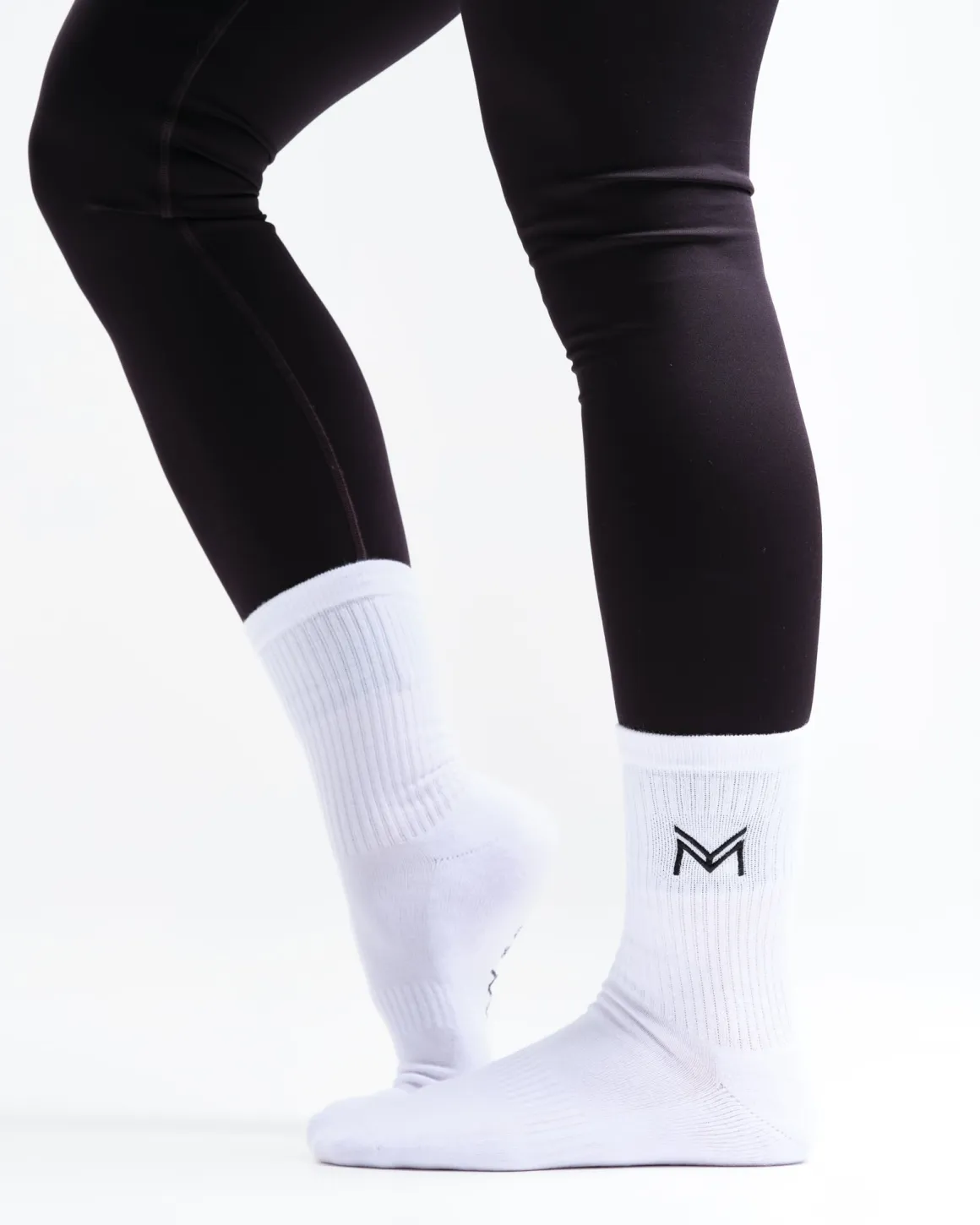 Crew Socks U White