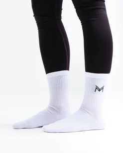 Crew Socks U White 3-PACK