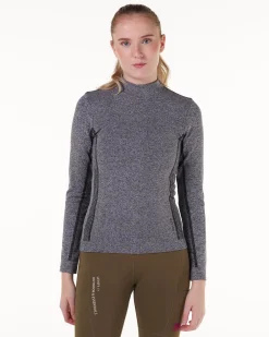 Dry Ctrl Seamless LS Grey Melange