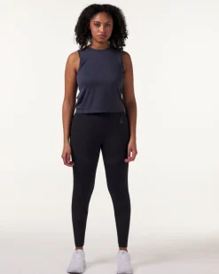 Eclipse Mesh Seamless Tights Blue Ink Marl 2-PACK