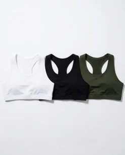 Elemental Bra White+Black+Green 3-PACK