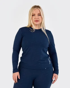 Ellie Ultralight Long Sleeve Logo Night Sky
