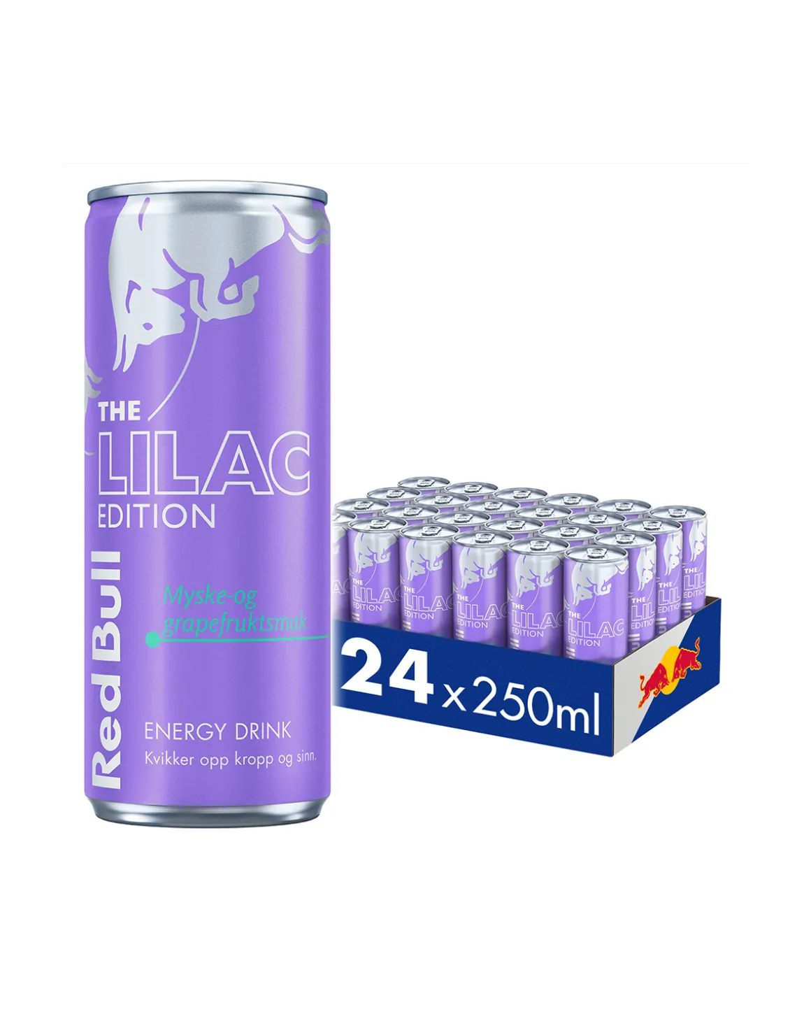 Energidrikk Lilac Edition Myske-og Grapefruktsmak 24x250ml