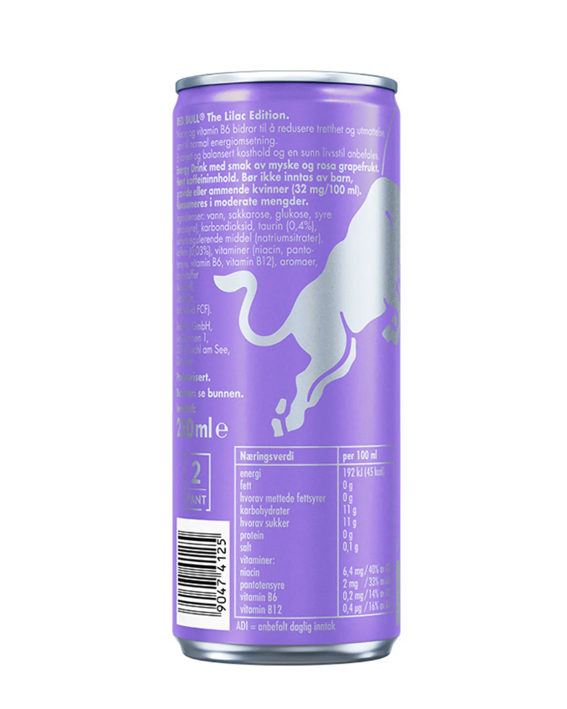 Energidrikk Lilac Edition Myske-og Grapefruktsmak 24x250ml