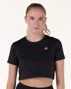 Essential Crop T-shirt Black 22