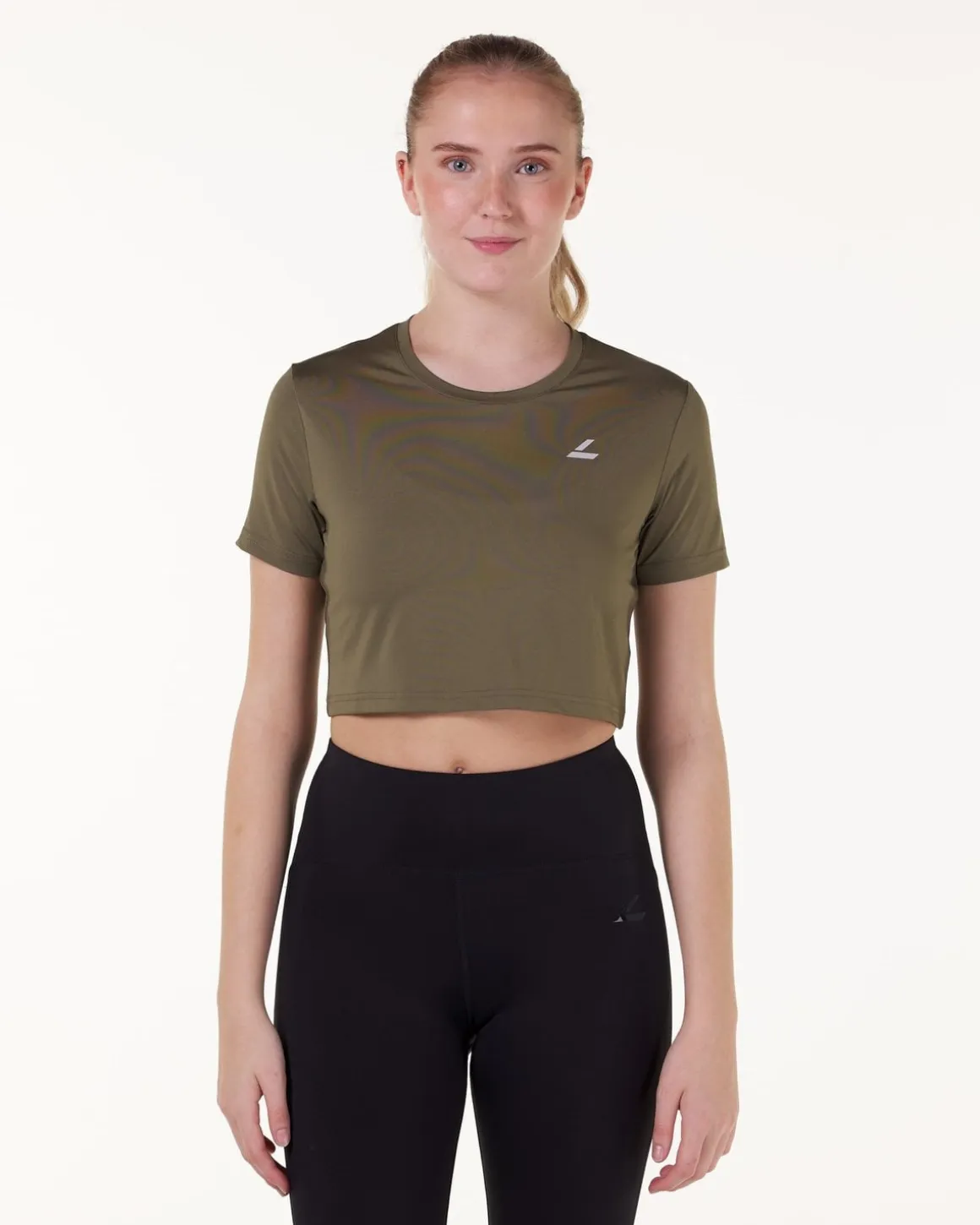 Essential Crop T-shirt Black+Blue+Green+Pink+White 5-PACK