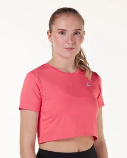 Essential Crop T-shirt Pink Rose