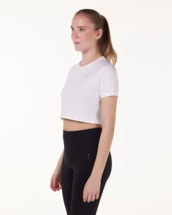 Essential Crop T-shirt White 3-PACK