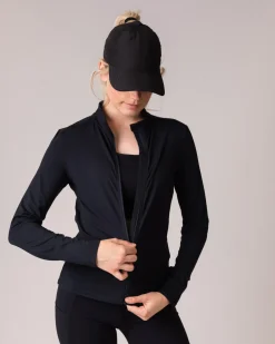 Essential Full Zip Jacket Black
