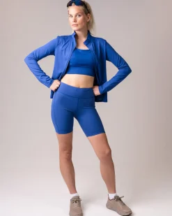 Essential Full Zip Jacket Blue Mazarine