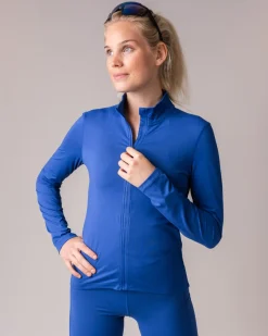 Essential Full Zip Jacket Blue Mazarine