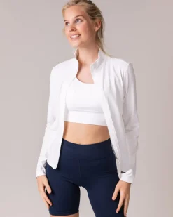 Essential Full Zip Jacket White