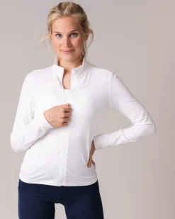 Essential Full Zip Jacket White